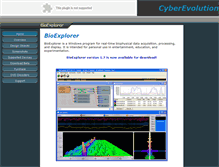 Tablet Screenshot of cyberevolution.com